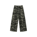 KANO Camouflage Print Wide-leg Cargo Pants