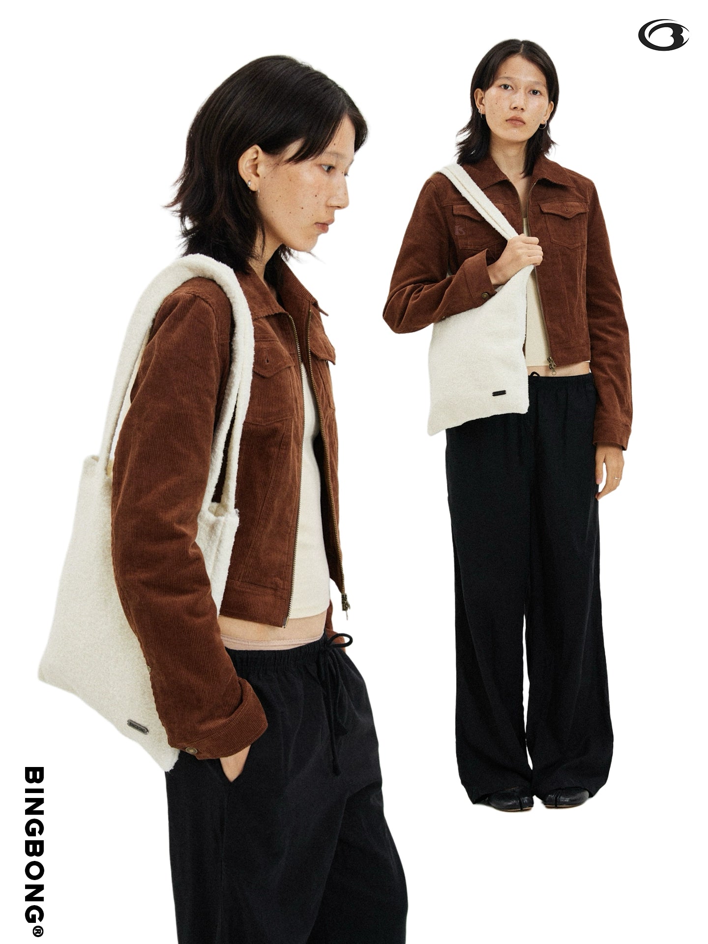 BINGBONG Korean Retro Handbag