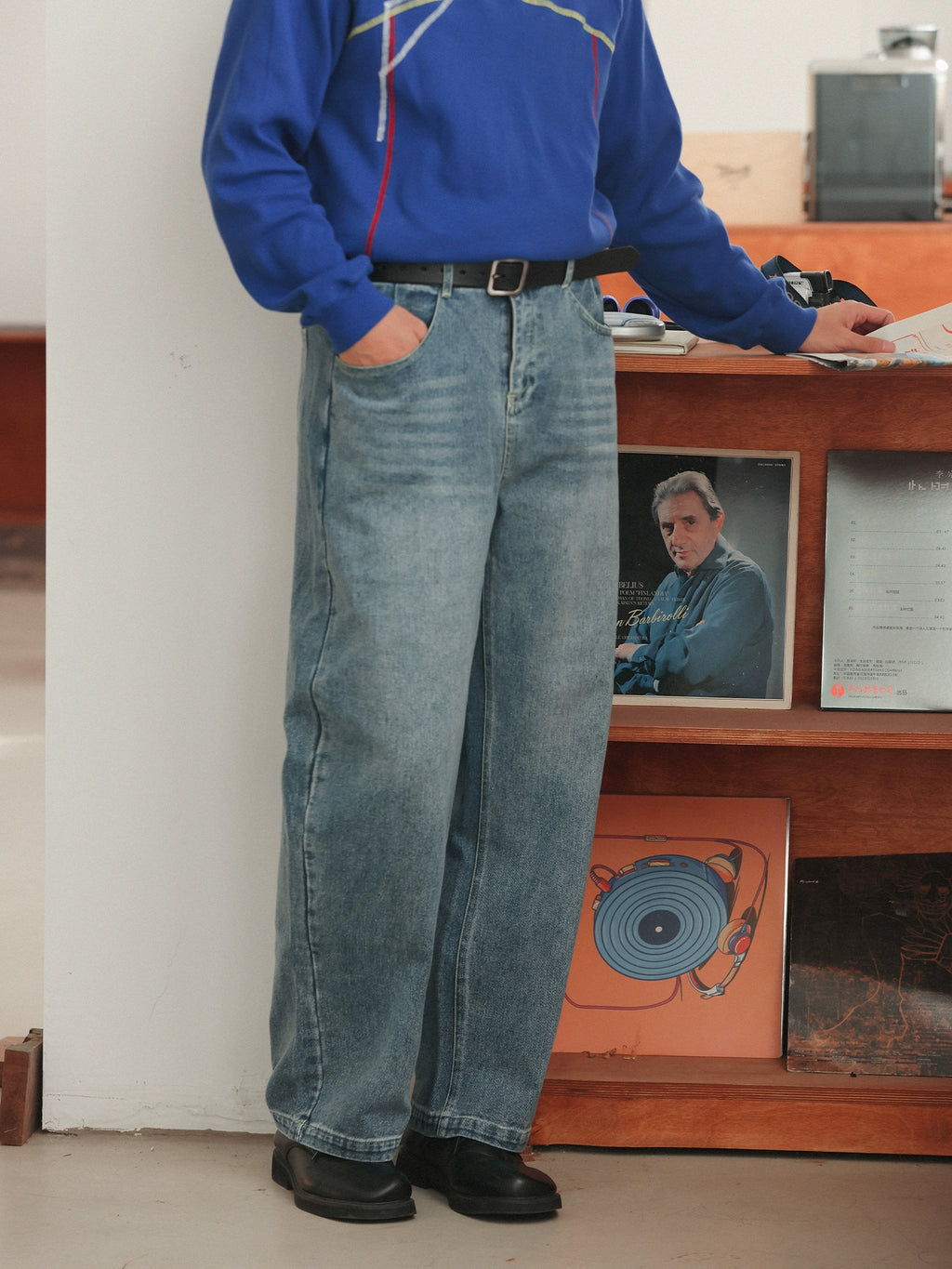 NOEARS Vintage Loose Straight Jeans