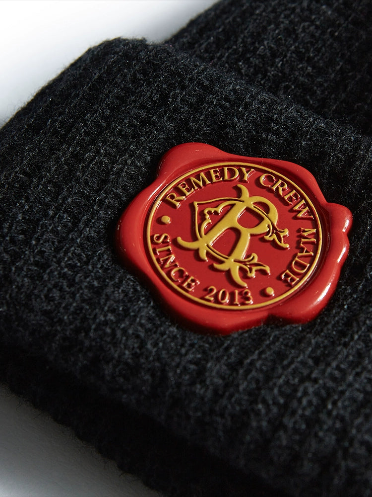 Remedy Badge Guochao wool hat