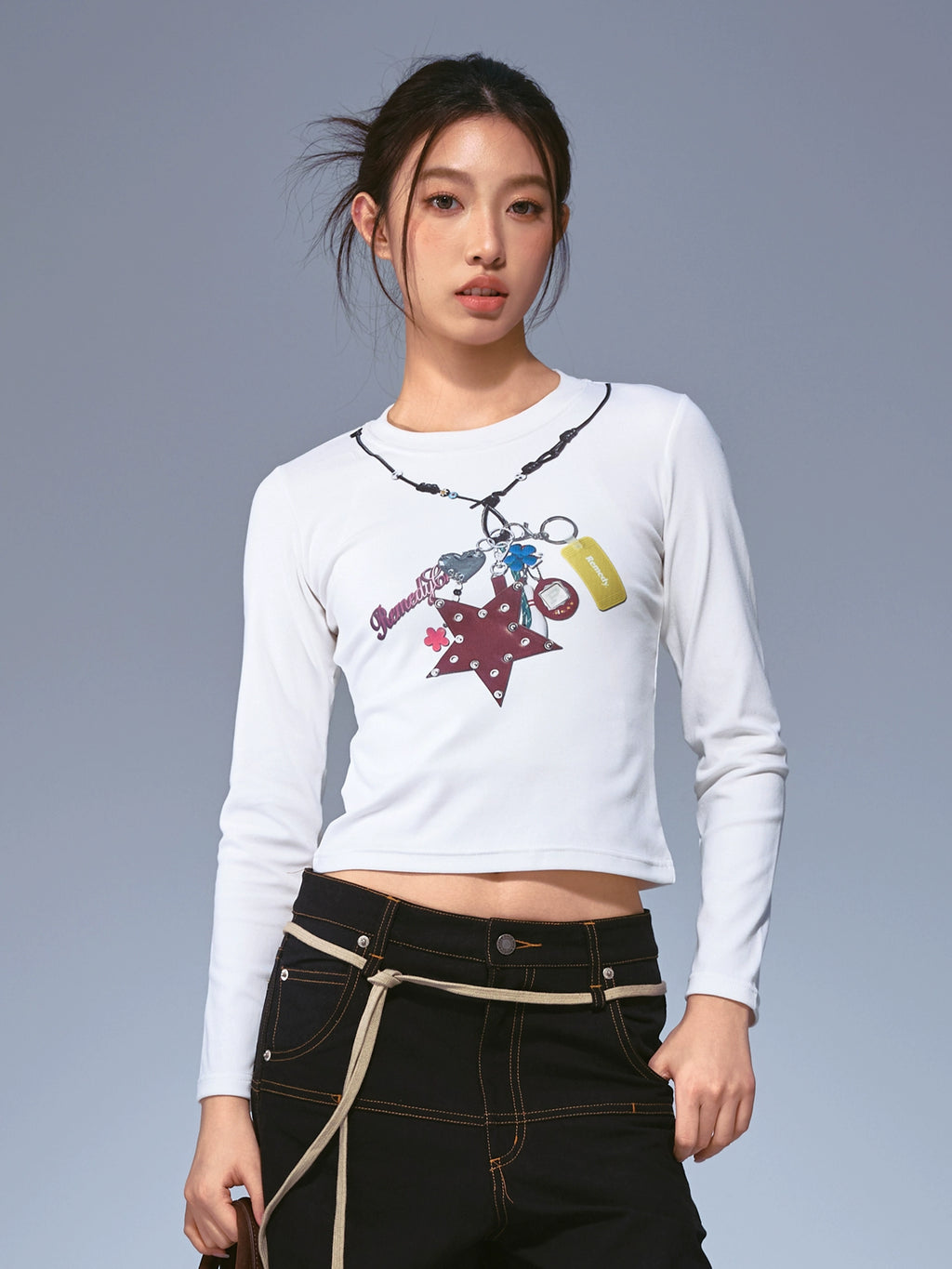 Remedy Necklace Printed Short Long Sleeve