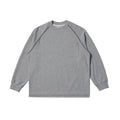 BUTTBILL Waffle Ragged Loose Long Sleeve Tee