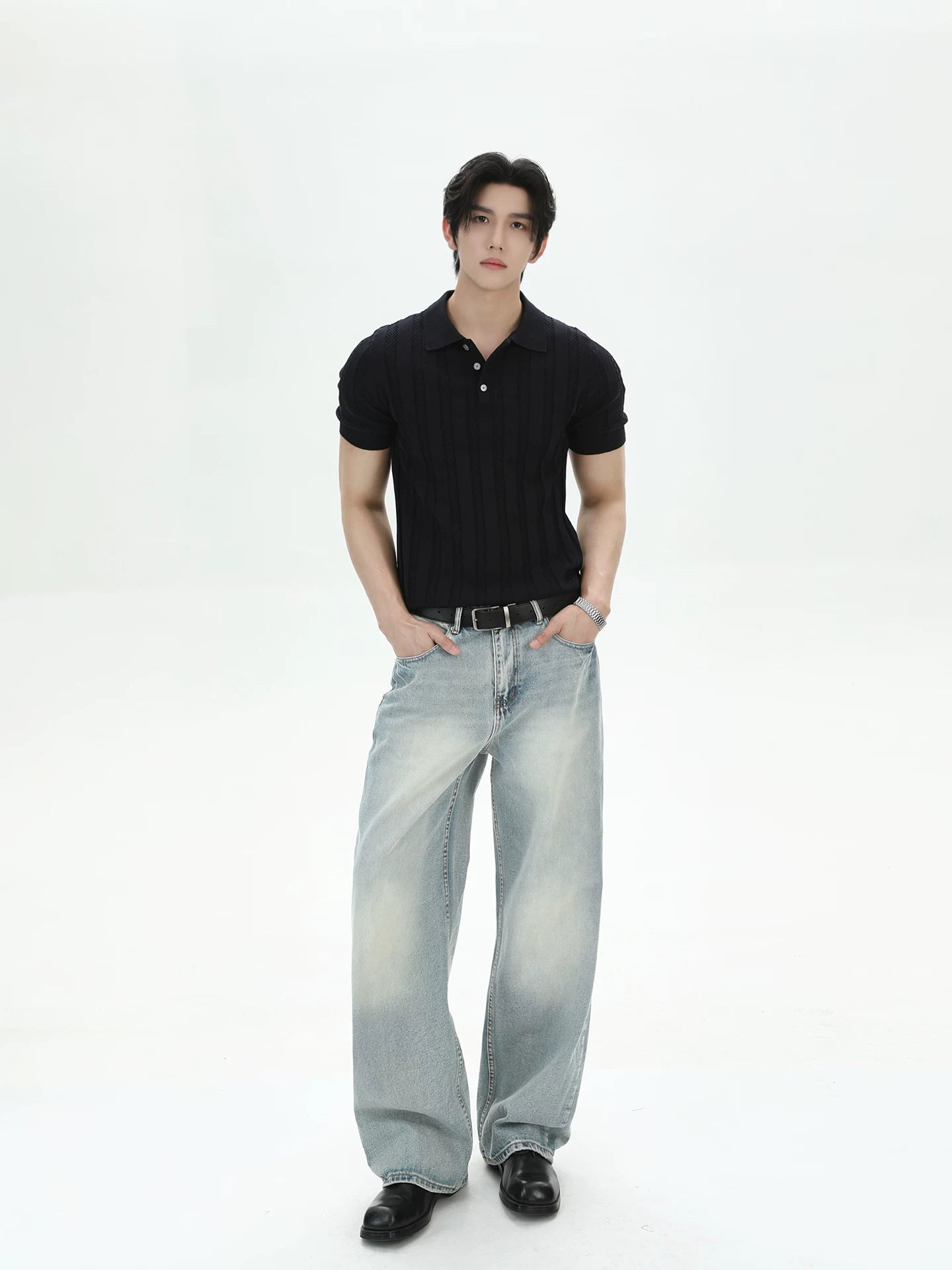 TURNTIDE Cool Knitted Anti-Wrinkle Tee
