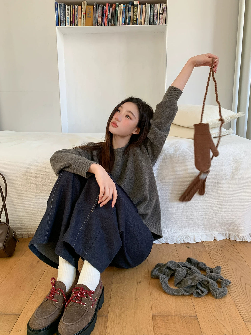 Kano Lazy Wind Small Loose Head Sweater