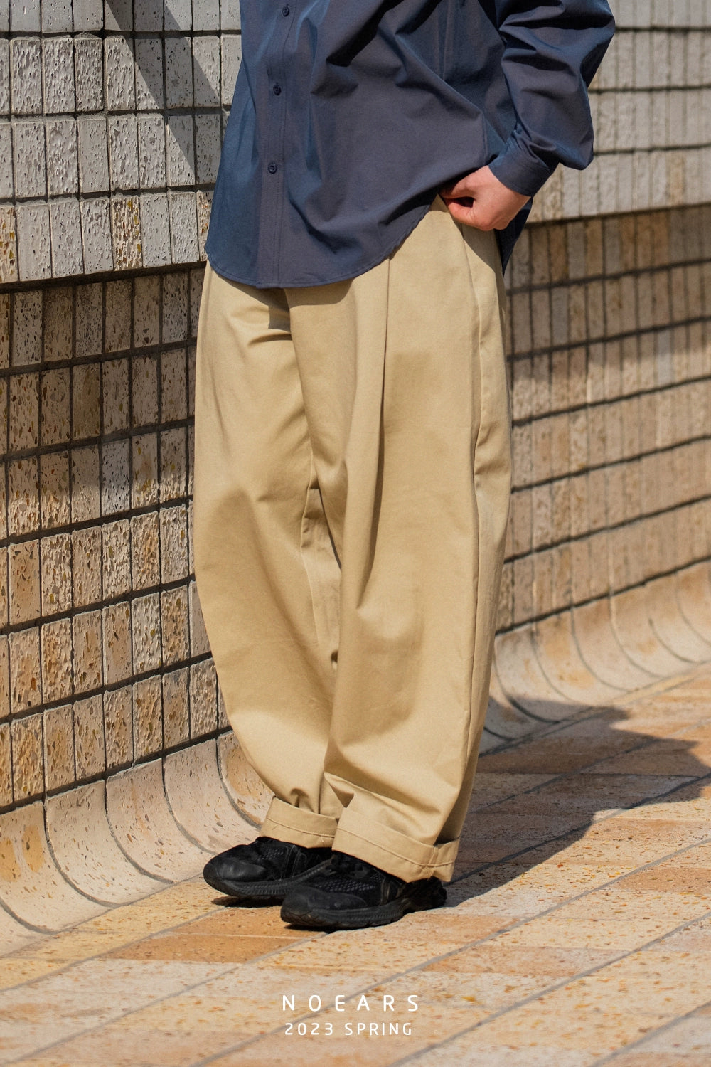 NOEARS Tooling Japanese Retro Loose Casual Pants