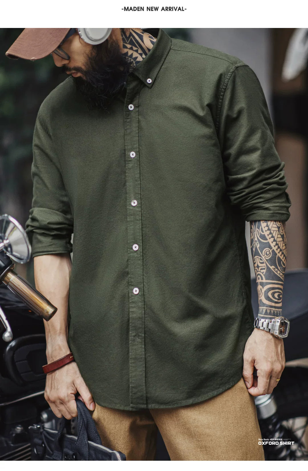 Madden Casual Oxford Long Sleeve Shirt