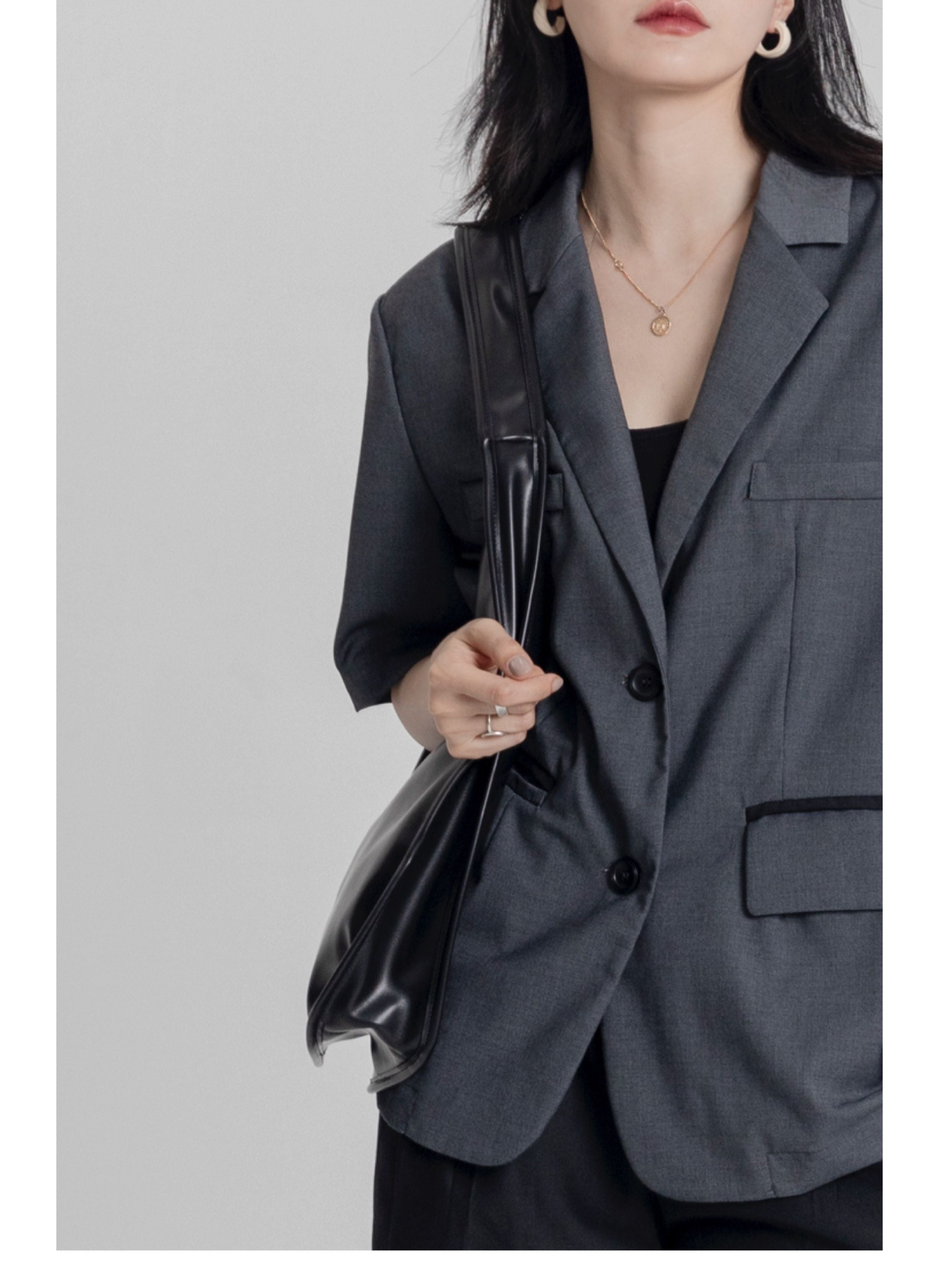 DirtySix • Black Swan Shoulder Tote Bag