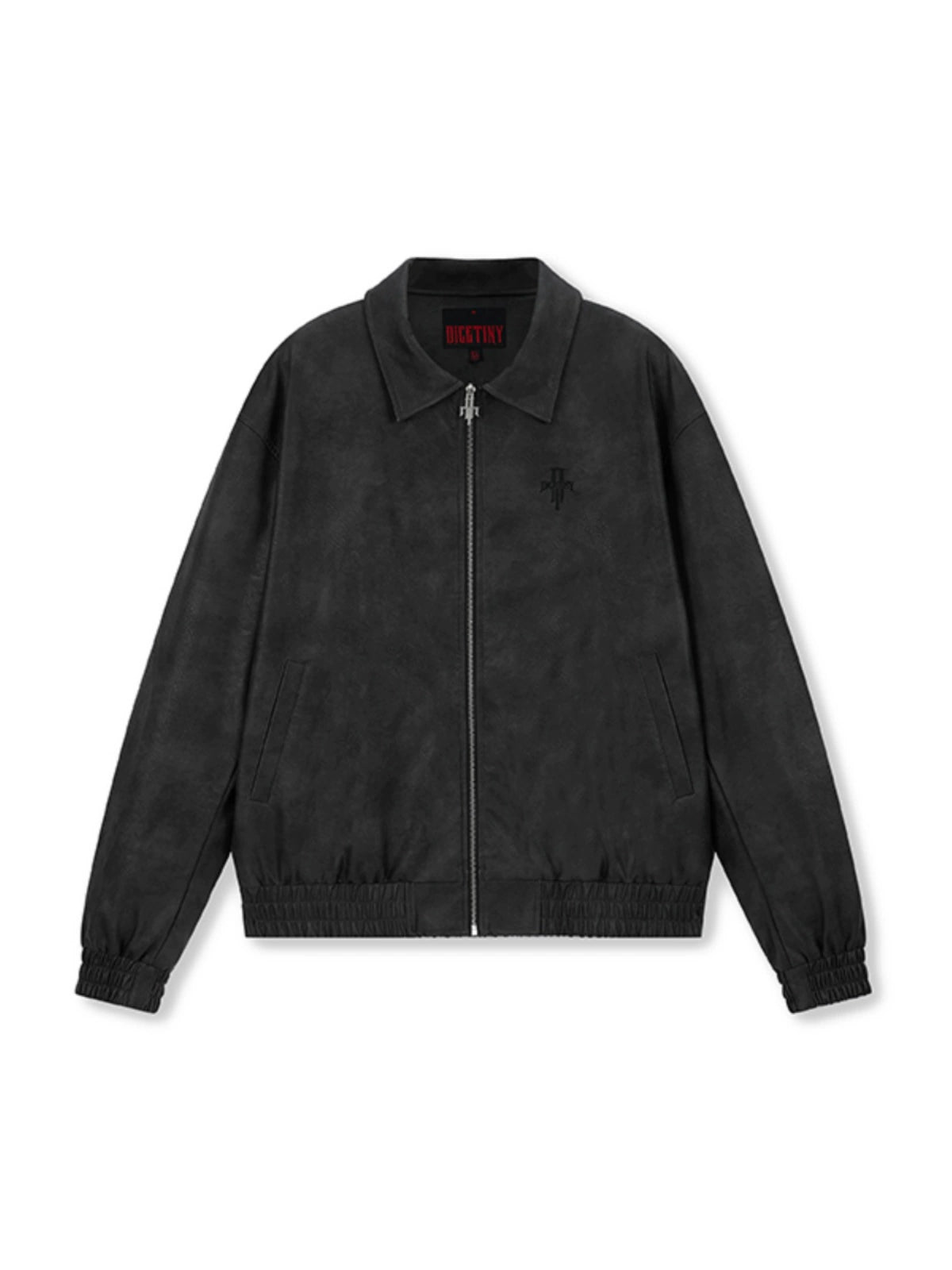 DICETINY Vintage Loose Casual Leather Jacket