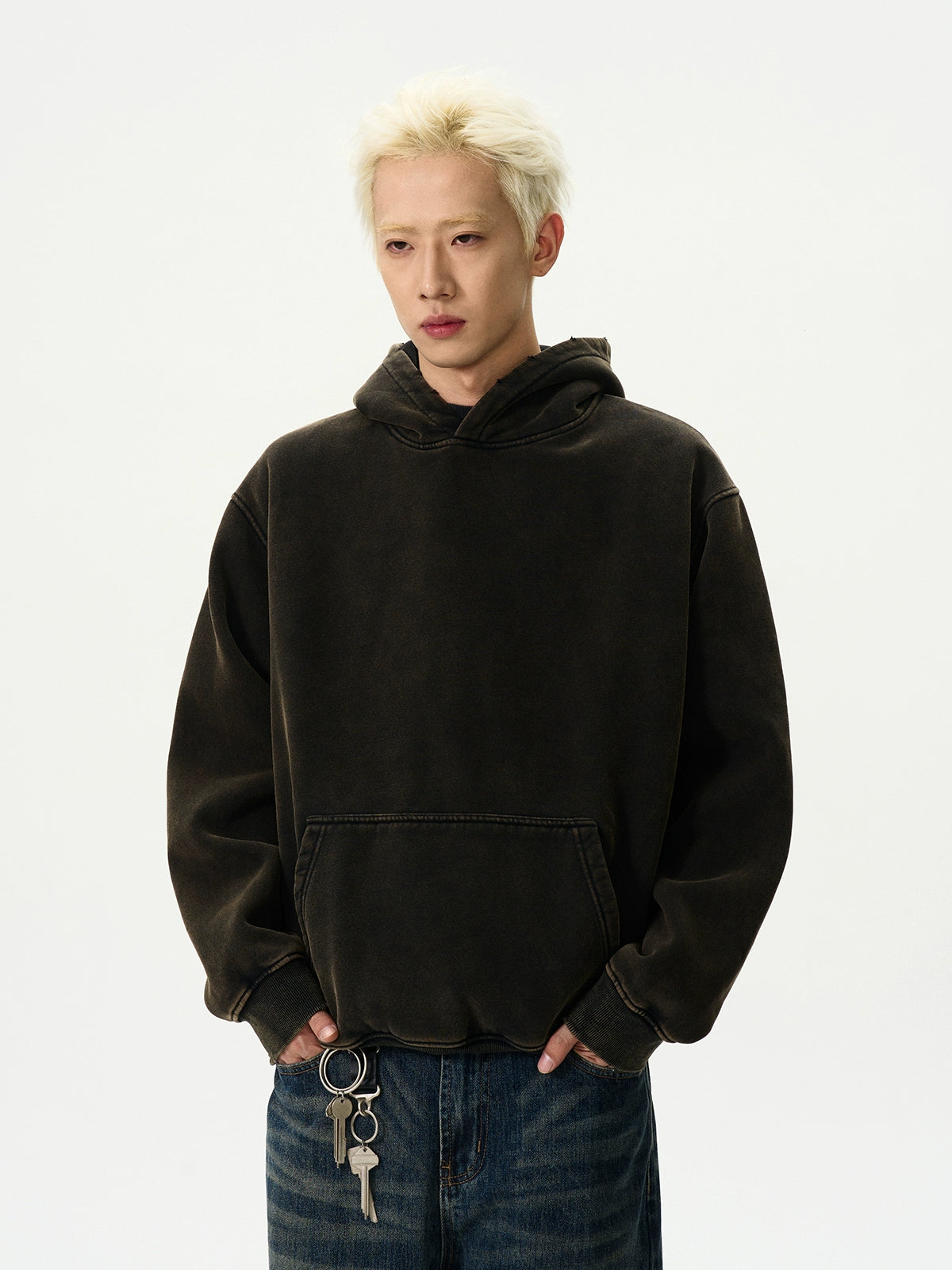 A PUEE Vintage Fleece Hooded Sweater