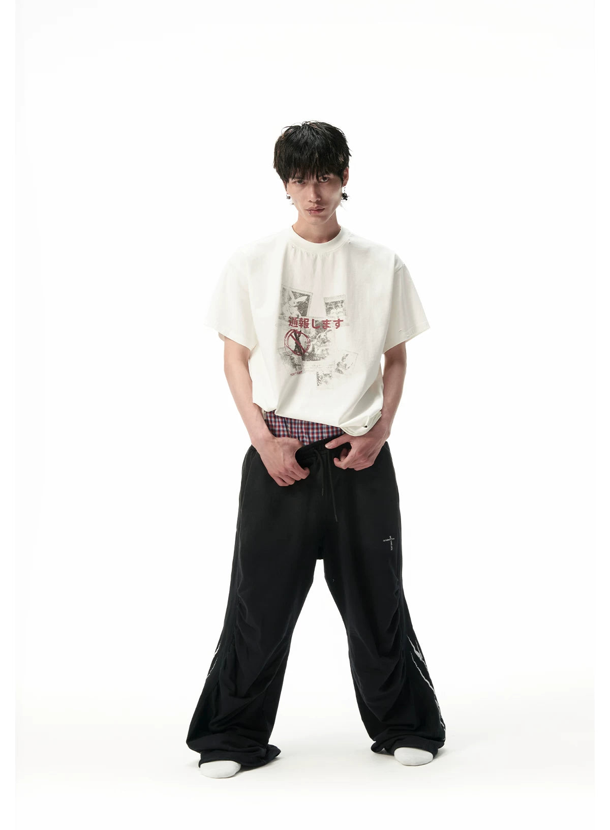 SGW Direct Injection Printing Casual Loose Tee