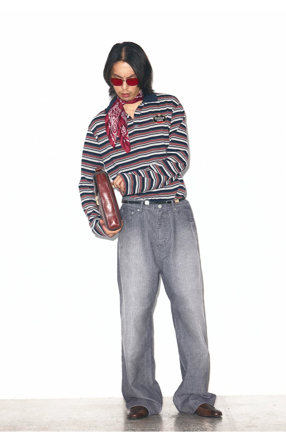 TREclub Vintage Loose Straight Jeans