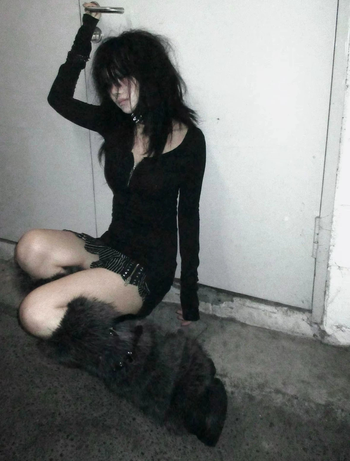 Imdelusion Punk Rock Rivet Leather Waxed Lambskin Bracelet Accessories