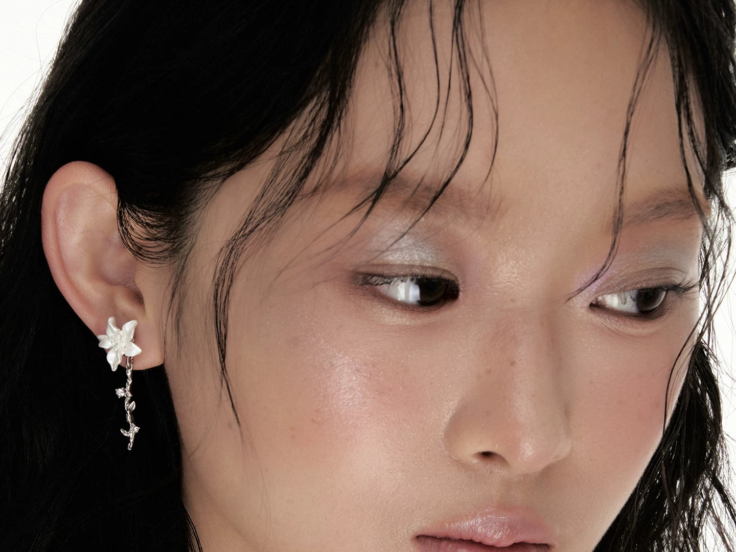 SUMIYAKI Niche High-end Cherry Blossom Earrings