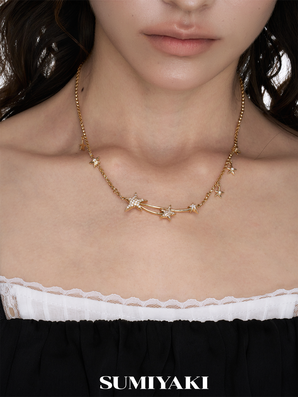 SUMIYAKI Exquisite Niche Star Necklace