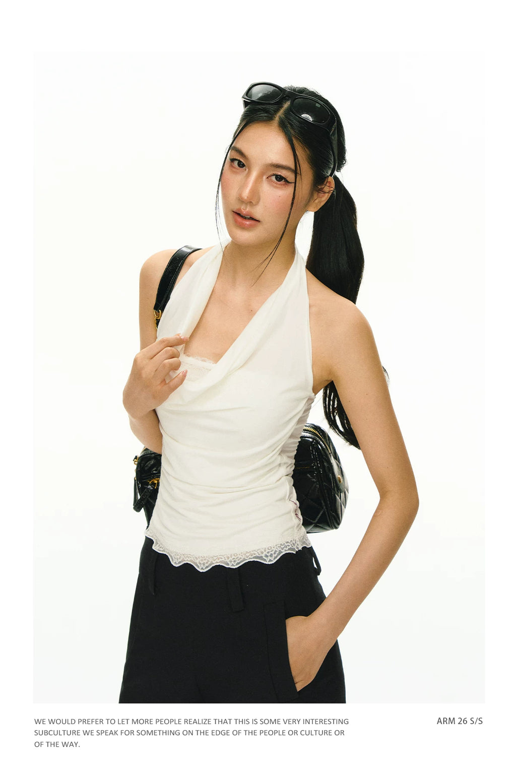 Ariseism Slimming Versatile Halter Tank Top