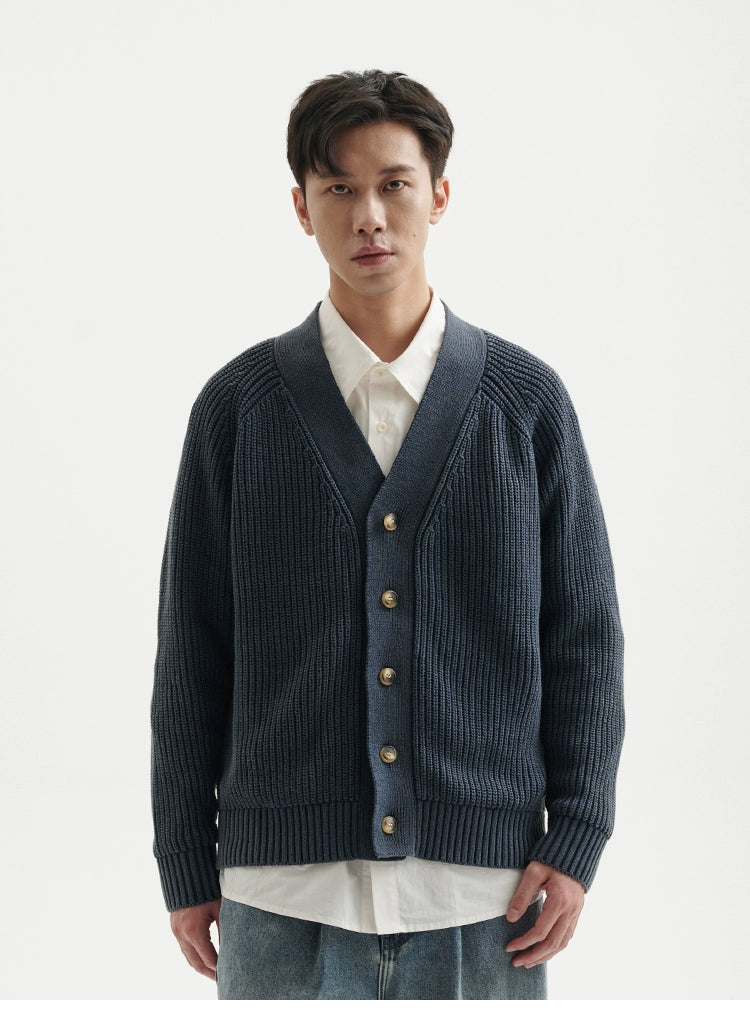 BUTTBILL Vintage Old Knitted Sweater Jacket