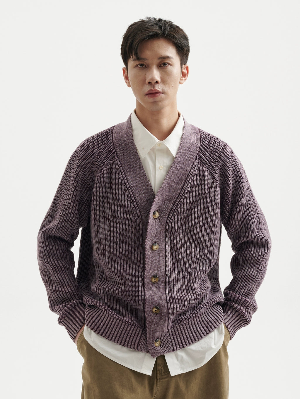 BUTTBILL Vintage Old Knitted Sweater Jacket