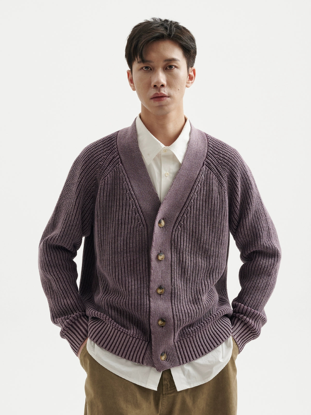 BUTTBILL Vintage Old Knitted Sweater Jacket