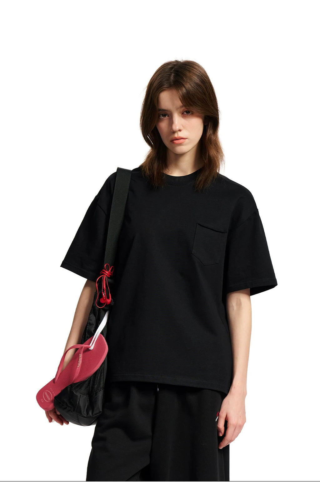 Loopsoon Old Rough Edge Casual Versatile Tee