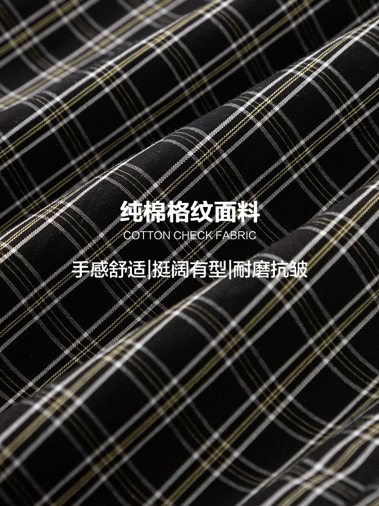 CoosRetro Classic Casual Plaid Casual Pants