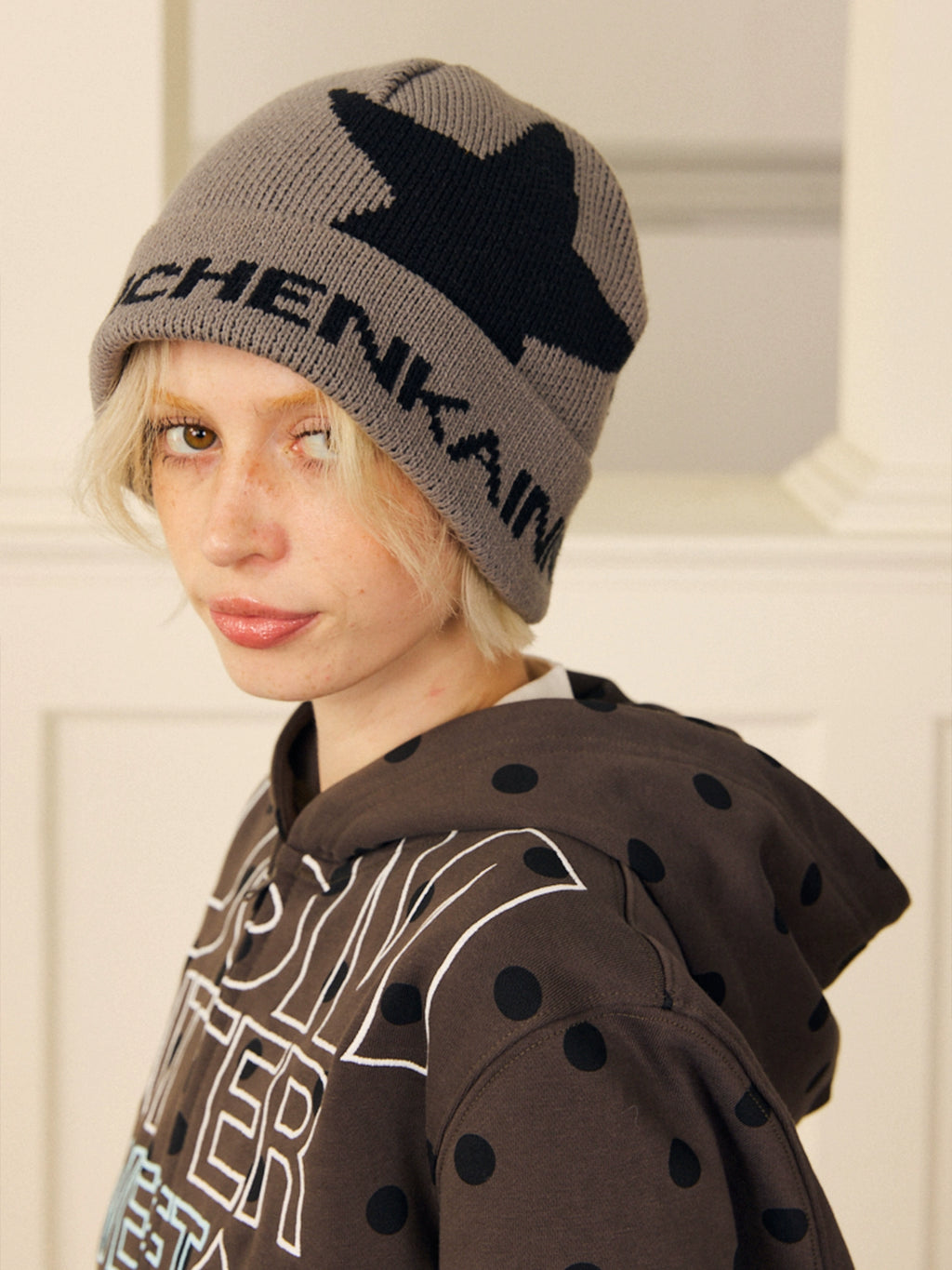 DONSMOKE Star Flanged Wool Hat