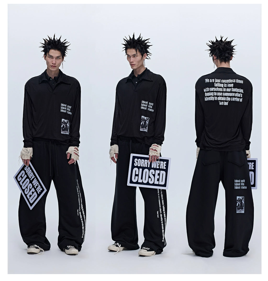 SGW "comfort zone" scimitar silhouette sweatpants