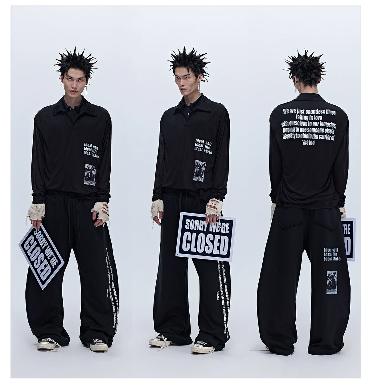 SGW "comfort zone" scimitar silhouette sweatpants