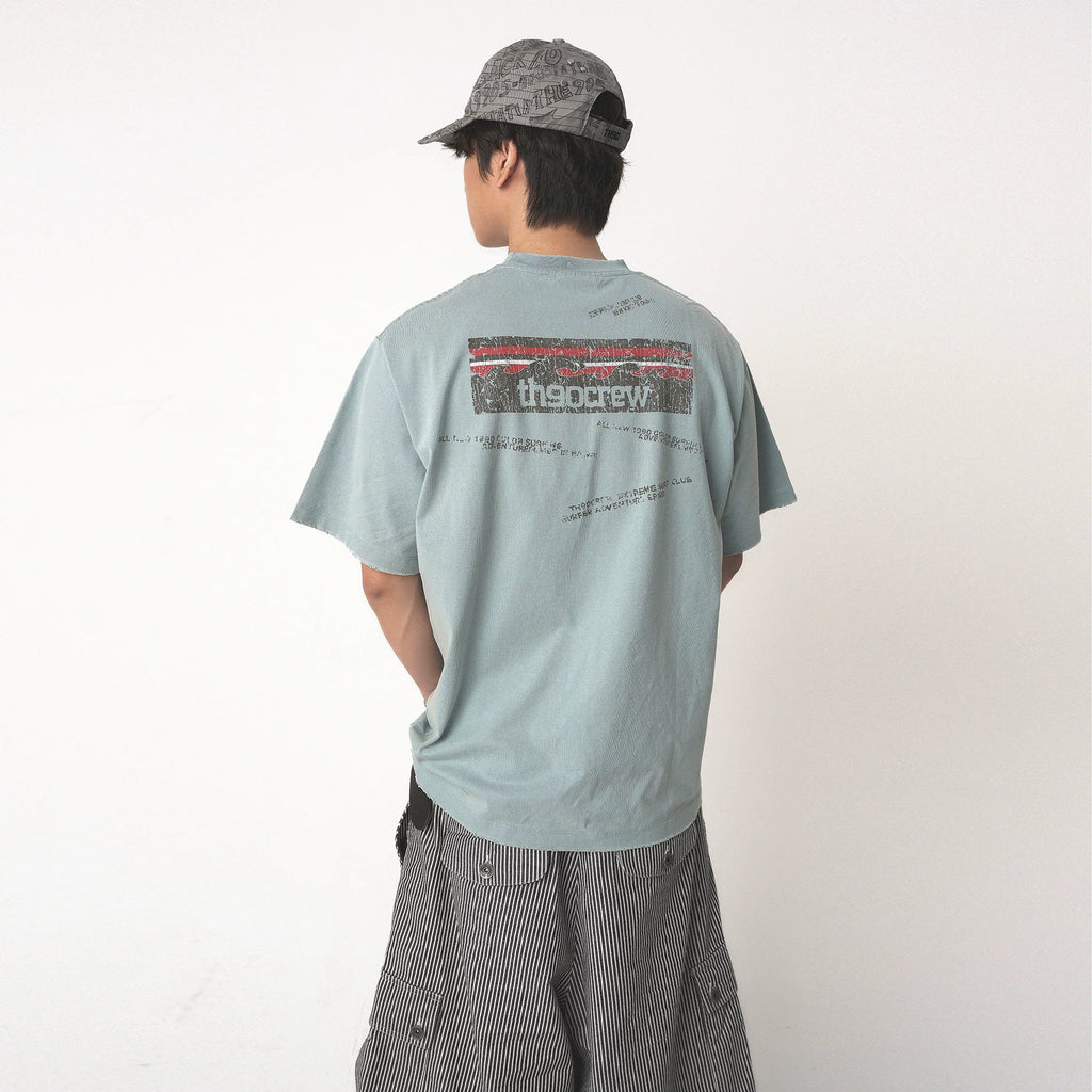 TH90 Retro Totem Print Casual Tee