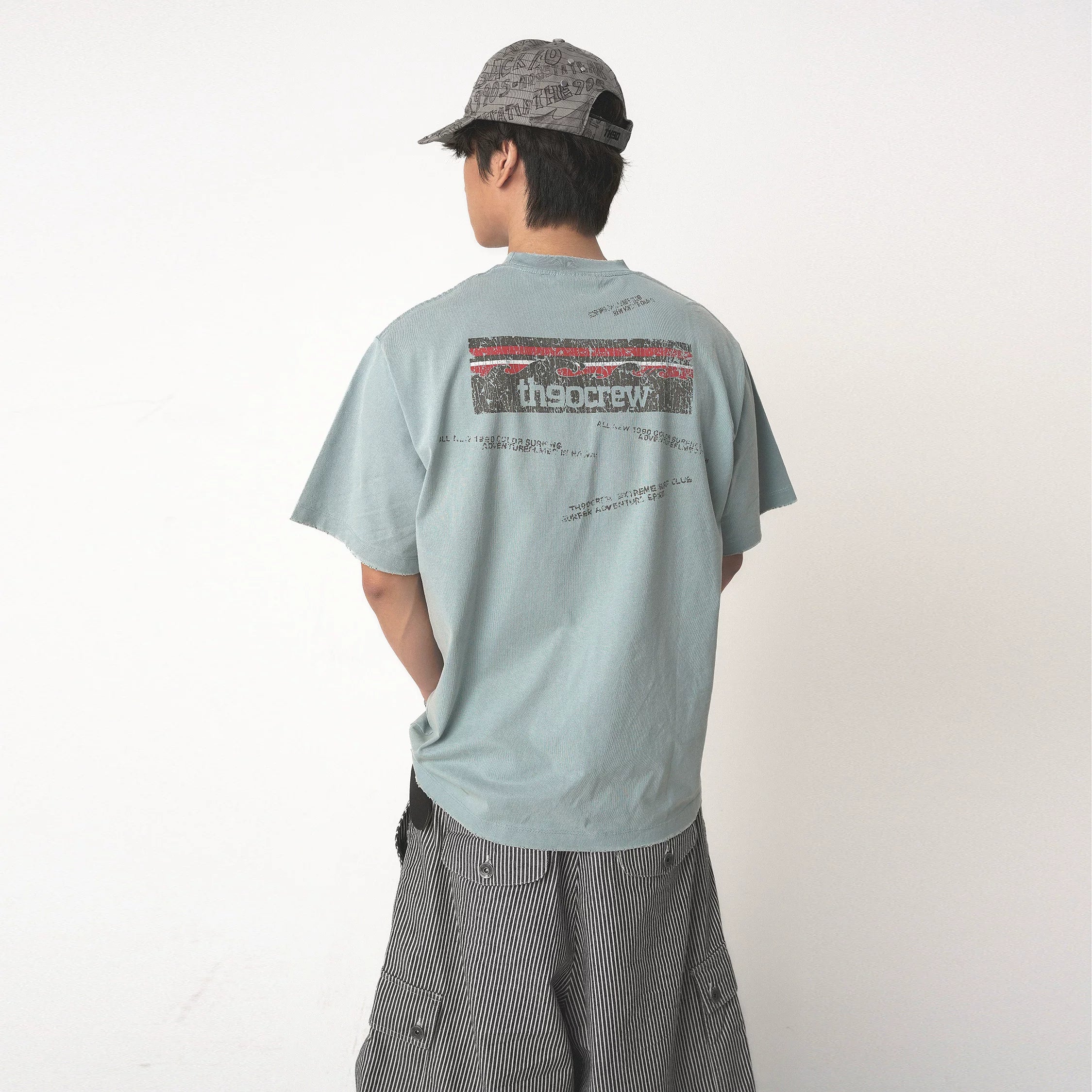 TH90 Retro Totem Print Casual Tee