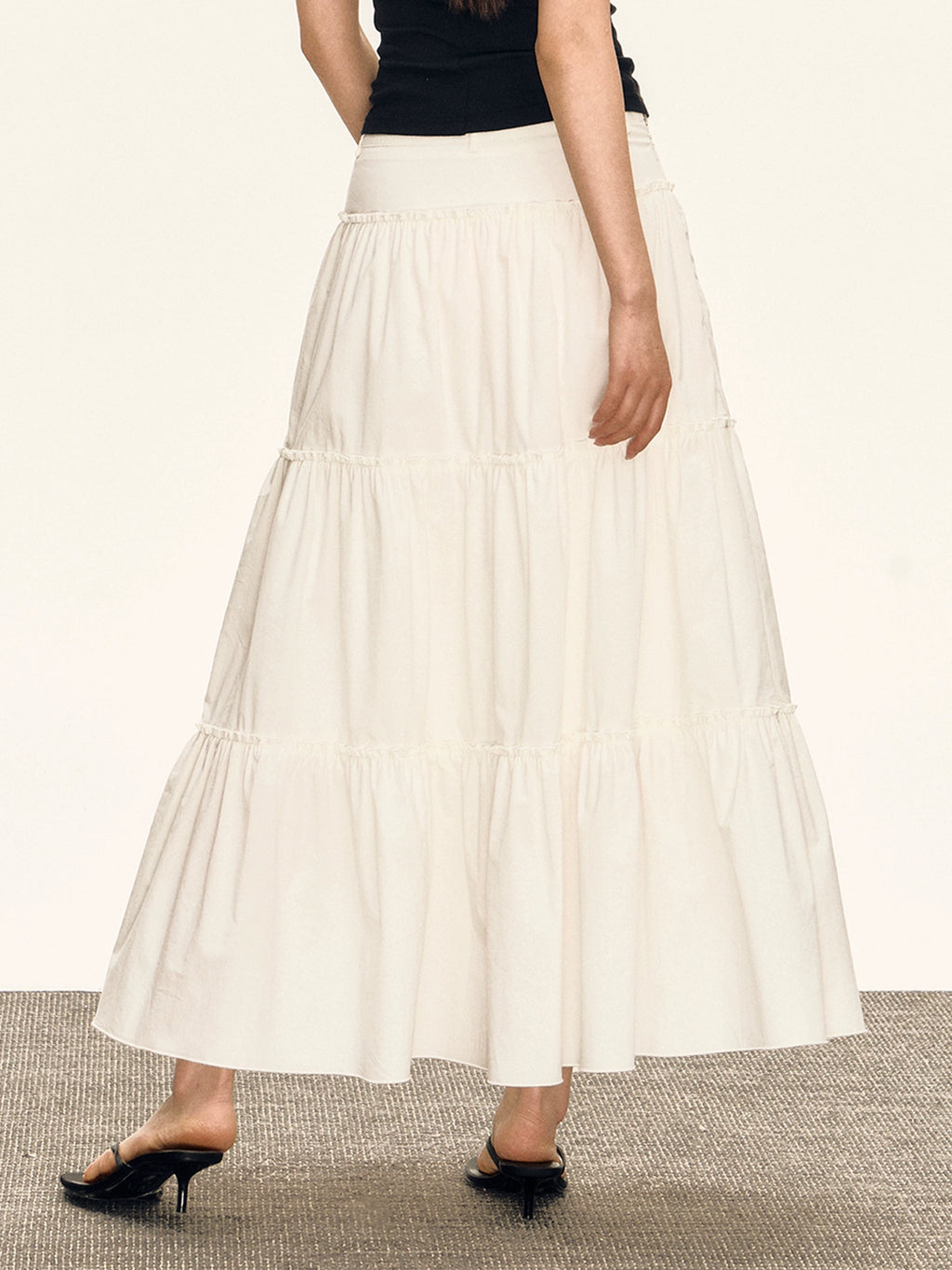 Ariseism Vintage Casual Pleated Skirt