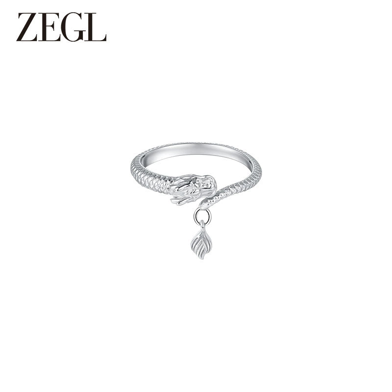 ZEGL Dragon-shaped Light Luxury High-end Ring