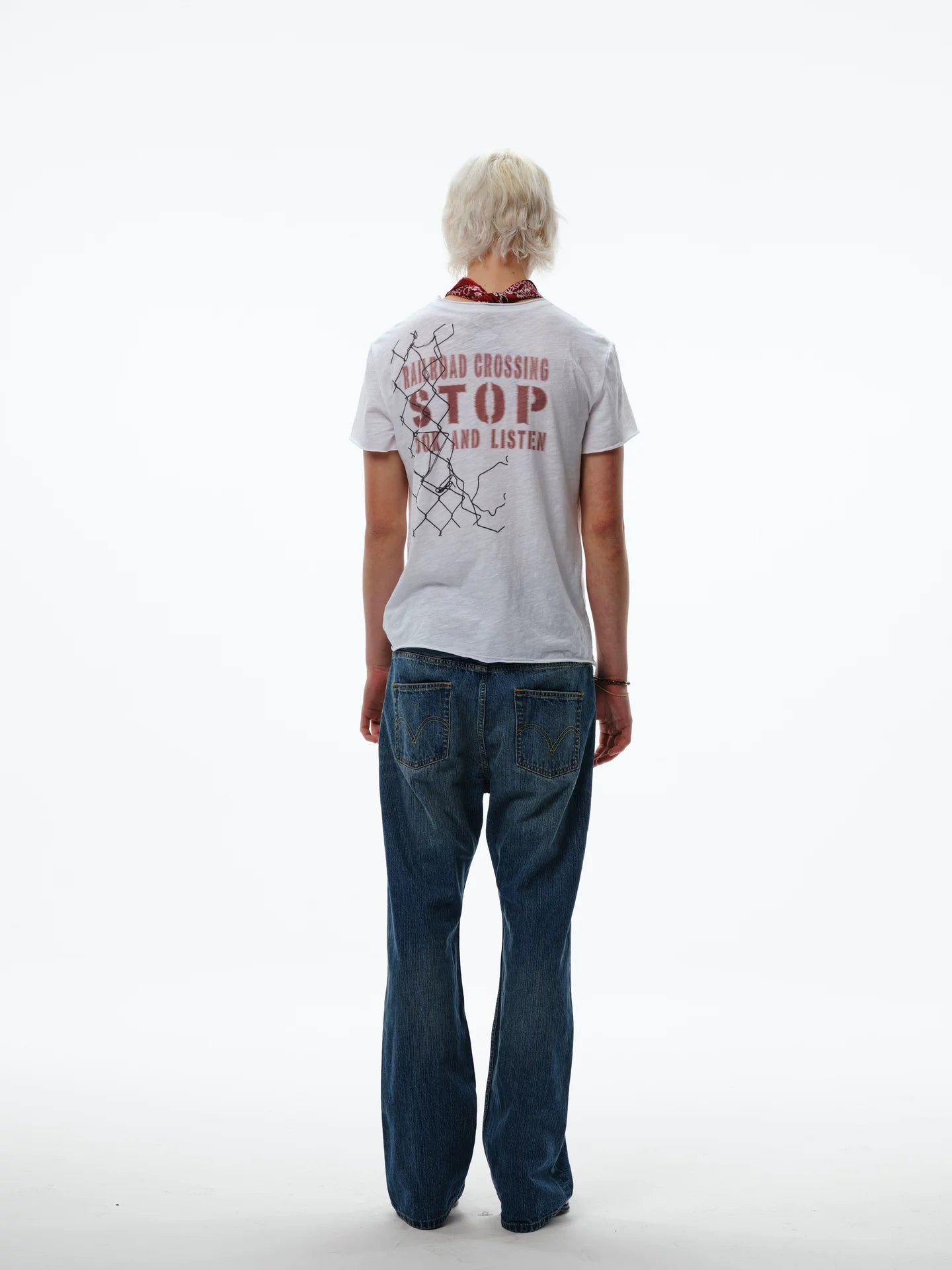 TREclub Vintage Curled Print Versatile Tee
