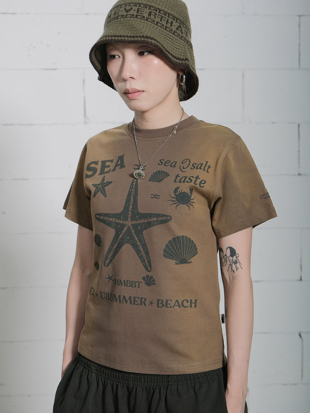 MMBBT Starfish Washing and Gradual Change Printing Tee
