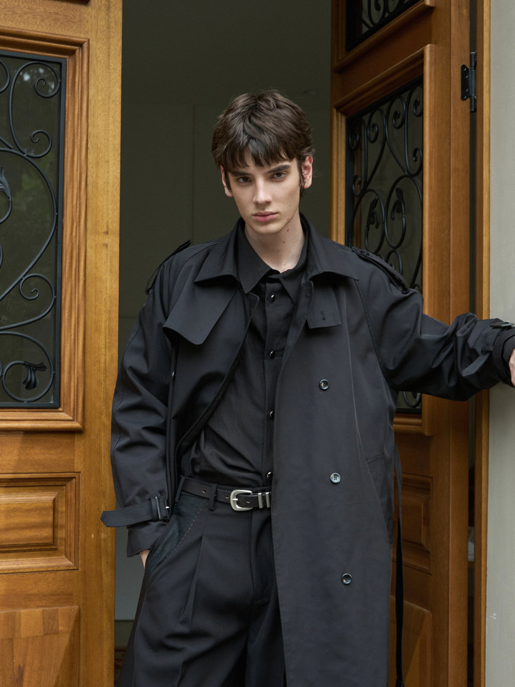 Stay The Night Double-breasted Lapel Trench Coat