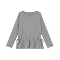 Kano Waist Strap Drawstring Loose Crew Neck Long Sleeves