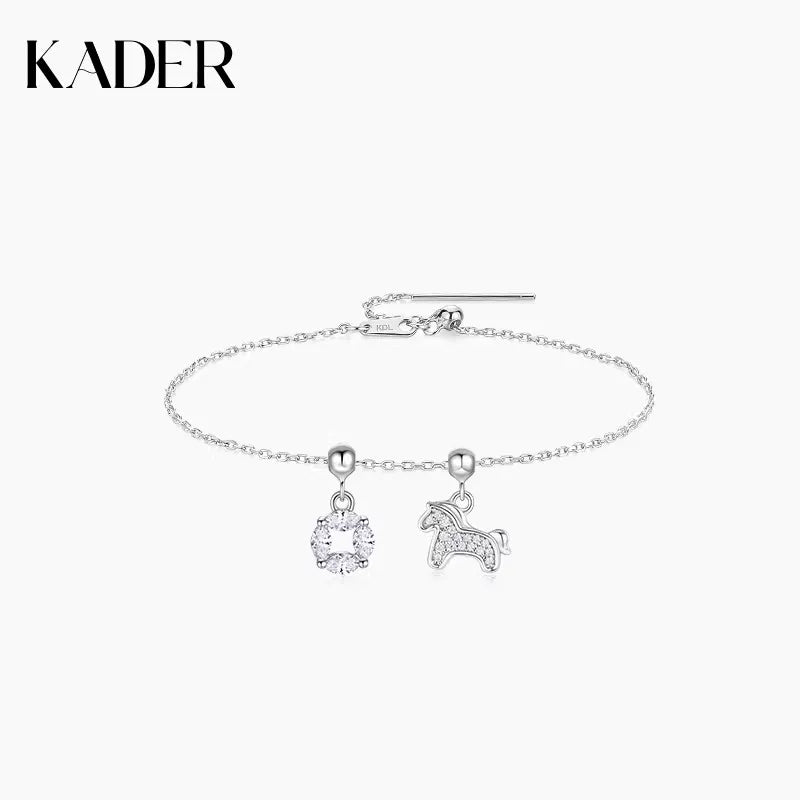 KADER Coin Pony Pendant Bracelet