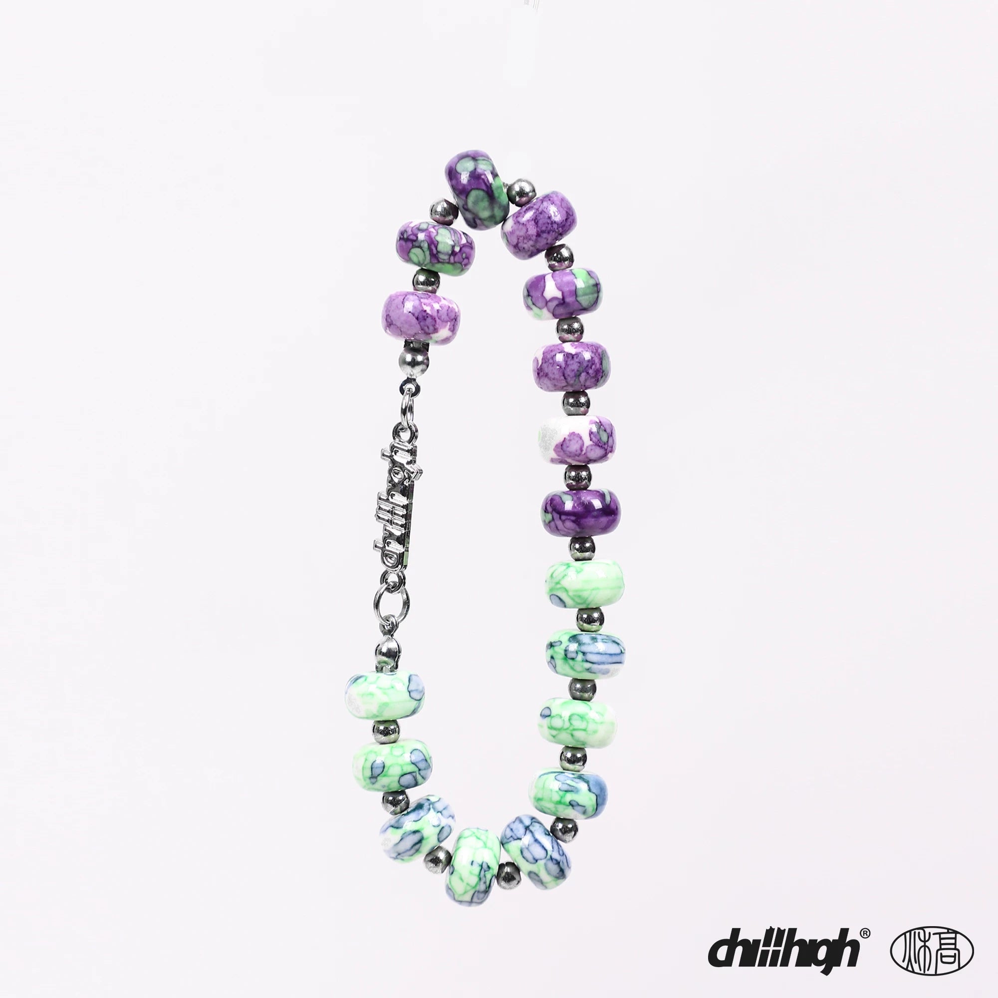 ChillHigh Vintage Cracked Bead Stone Bracelet