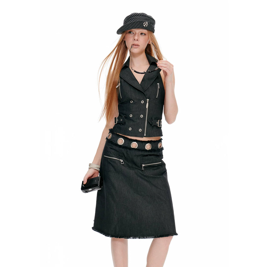 JIKOO Retro Old Texture Neck Sling