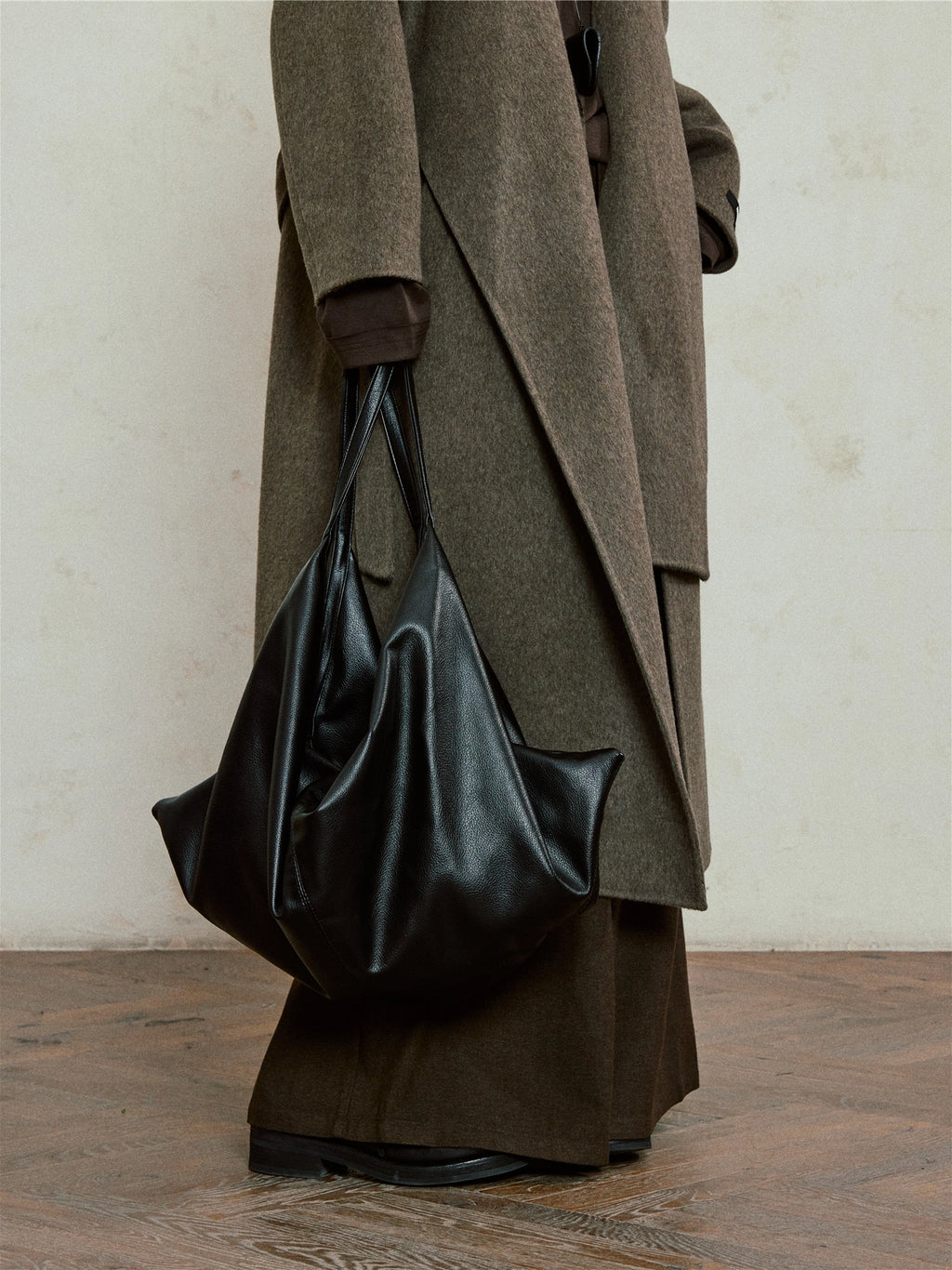 SUNYVONNE Minimalist Versatile Lazy Wind Tote Big Bag