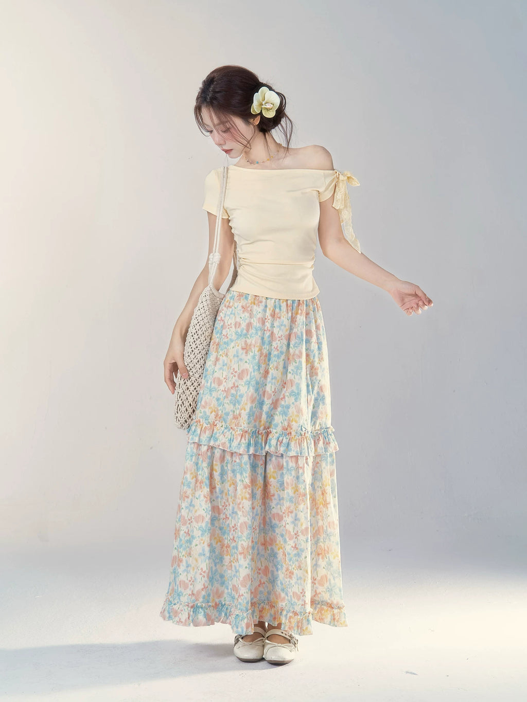 Wildberry Floral Patchwork Skirt