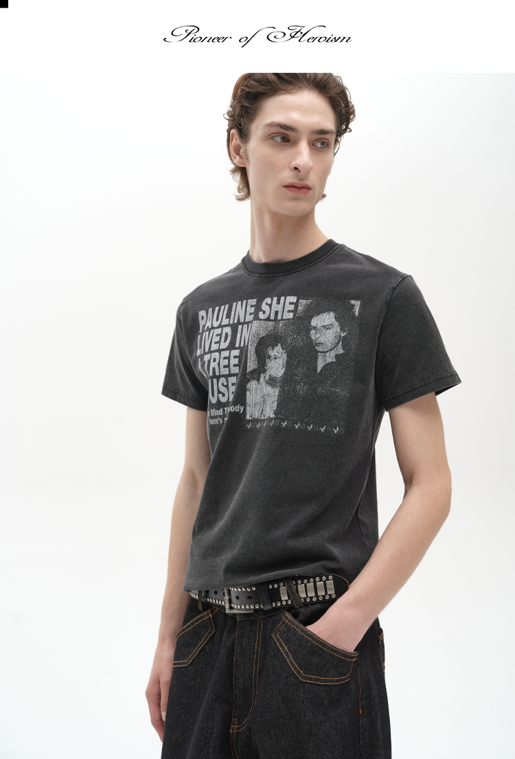 POH Skin-friendly Breathable Casual Tee