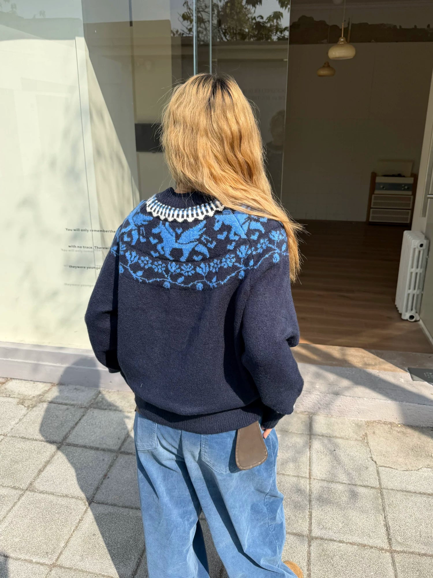 CCYE Lazy Casual Pullover Knitted Sweater