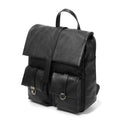 YADAMUI Vintage Pleated Backpack Commuter Leather High-end Large-capacity Schoolbag