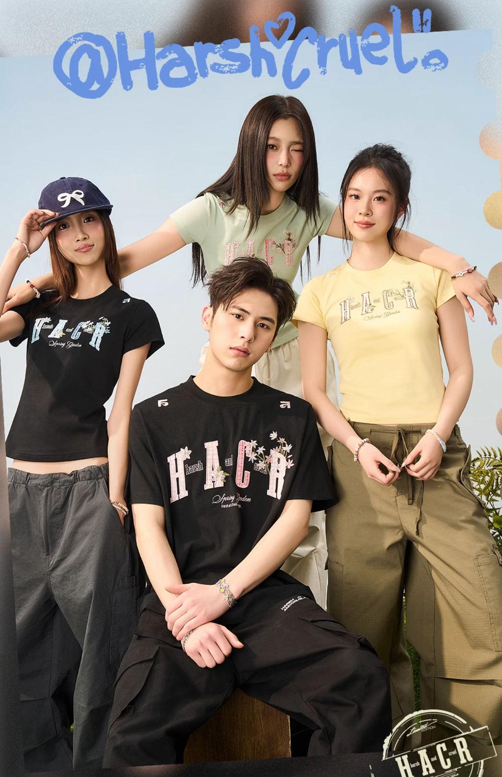 HACR Guava Small Fragrant Sticker Embroidery Tee