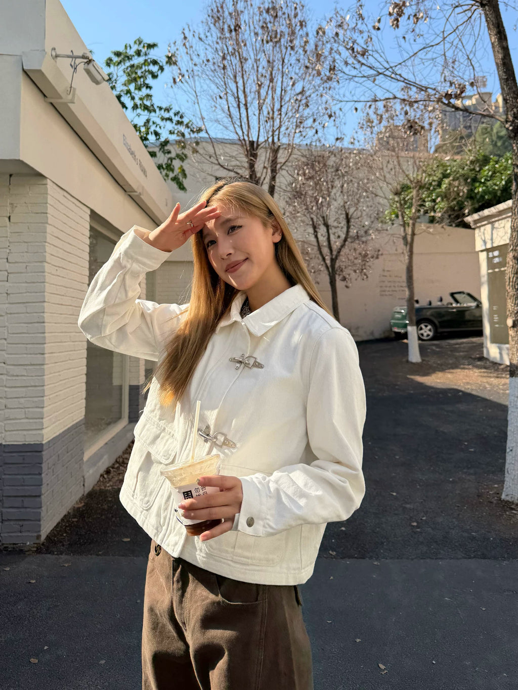 CCYE Vintage Versatile Front Shoulder Jacket