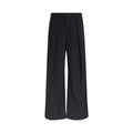 FUNKYFUN Large Pleated Wide Straight  Casual Trousers