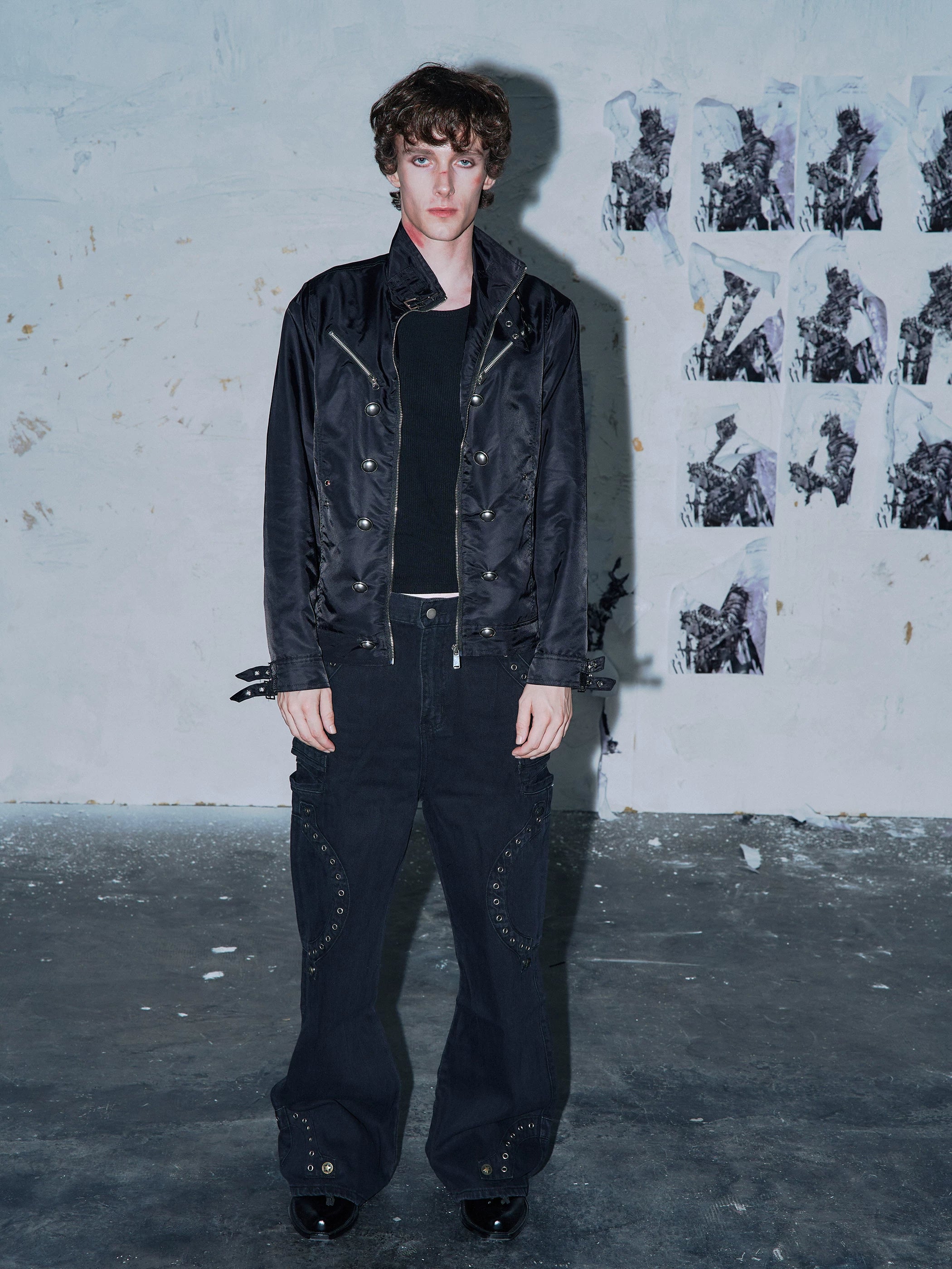 PAIKI Vampire Fencing Buckle Lapel Jacket