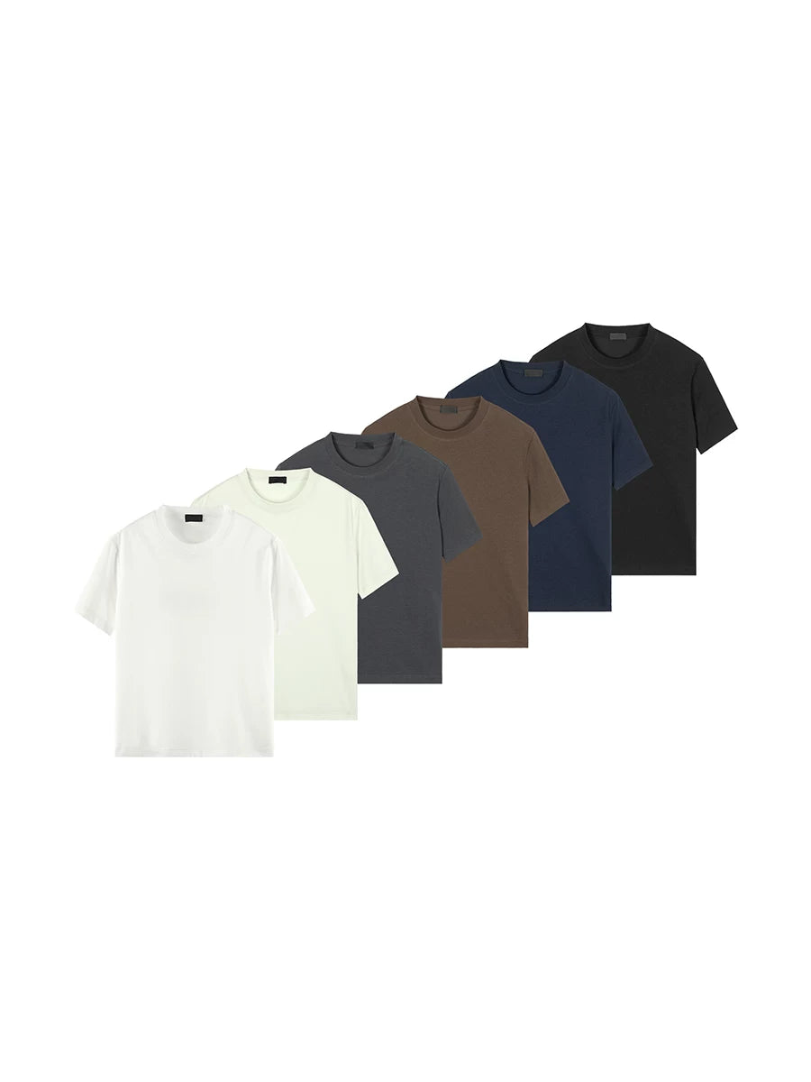 PLUS NO LOGO Casual Versatile Thin Backing Tee