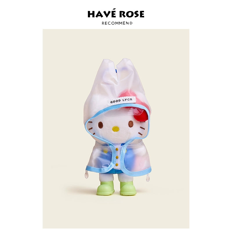 HAVEROSE Hellokitty Cute Plush Glasses Pendant