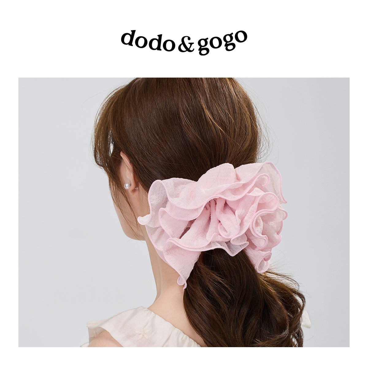 DODOGOGO Japanese Fresh Lace Plaid Hair Rope